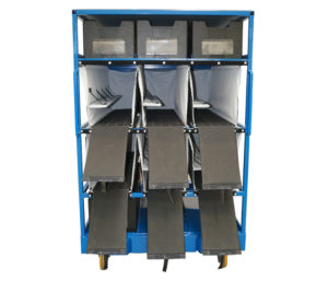 Middle console sequence wagon packing solution